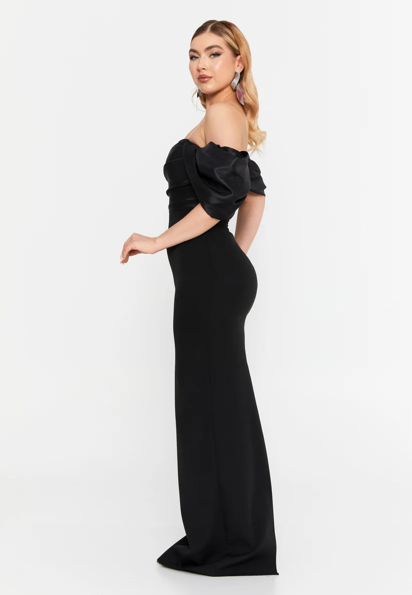 Hot Contact Off-Shoulder Gown